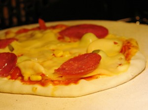 pizza z kamienia